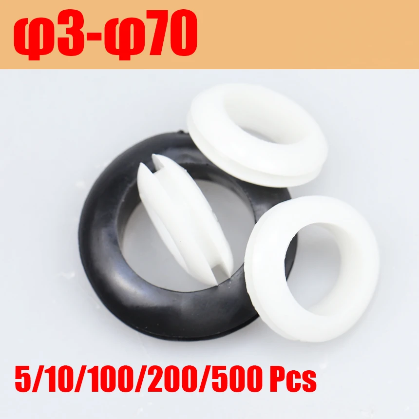 3 4 5 6 7 8 9 10-70mm White Black NBR Round Rubber Wiring Wire O Ring Gasket Double Sided Rubber Cable Grommet Hole Bushing Plug
3 4 5 6 7 8 9 10-70mm White Black NBR Round Rubber Wiring Wire O Ring Gasket Double Sided Rubber Cable Grommet Hole Bushing Plug