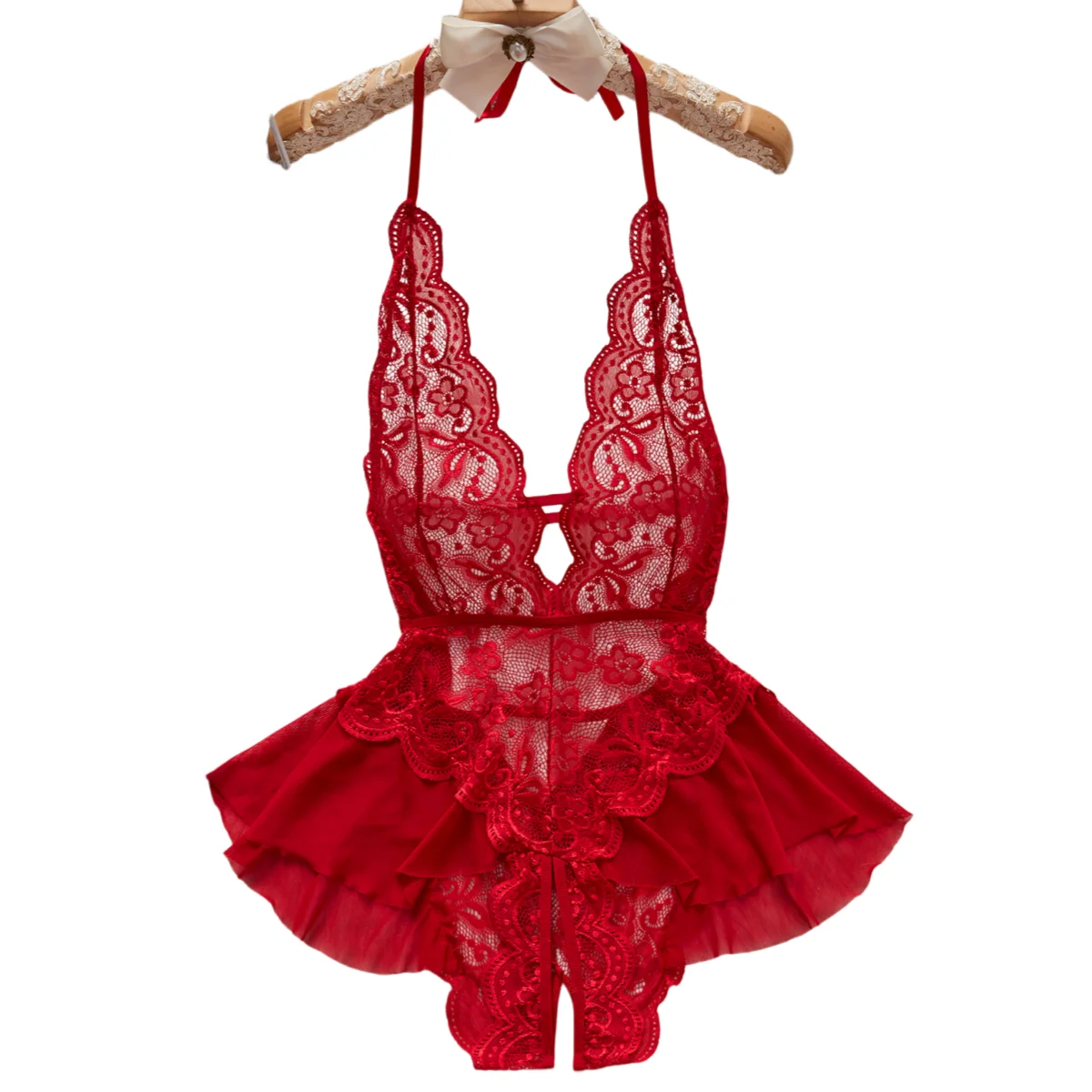 Red Lace Bodysuit For Women Soft Breathable One Piece Sleepwear Elegant Home Wear 2026 New
Red Lace Bodysuit For Women Soft Breathable One Piece Sleepwear Elegant Home Wear 2026 New