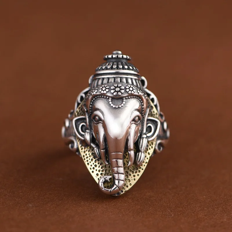 BOCAI NEW S925 Sterling Silver Jewelry Retro Thai Silver Elephant Fortune God Male Models Engagement Ring
BOCAI NEW S925 Sterling Silver Jewelry Retro Thai Silver Elephant Fortune God Male Models Engagement Ring