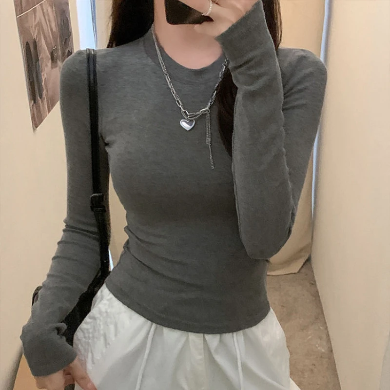 Autumn Winter Waist Cinched Round Neck German Velvet Interior Women's Clothing Slim Fit Long Sleeved Versatile Spicy Girl Tops
Autumn Winter Waist Cinched Round Neck German Velvet Interior Women's Clothing Slim Fit Long Sleeved Versatile Spicy Girl Tops