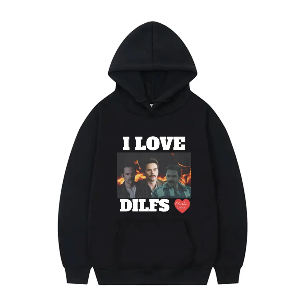 Movie Twilight Charlie Swan Carlisle Cullen I Love Dilfs Funny Meme Hoodie Men Casual Oversized Sportswear Male Fashion Hoodies
Movie Twilight Charlie Swan Carlisle Cullen I Love Dilfs Funny Meme Hoodie Men Casual Oversized Sportswear Male Fashion Hoodies