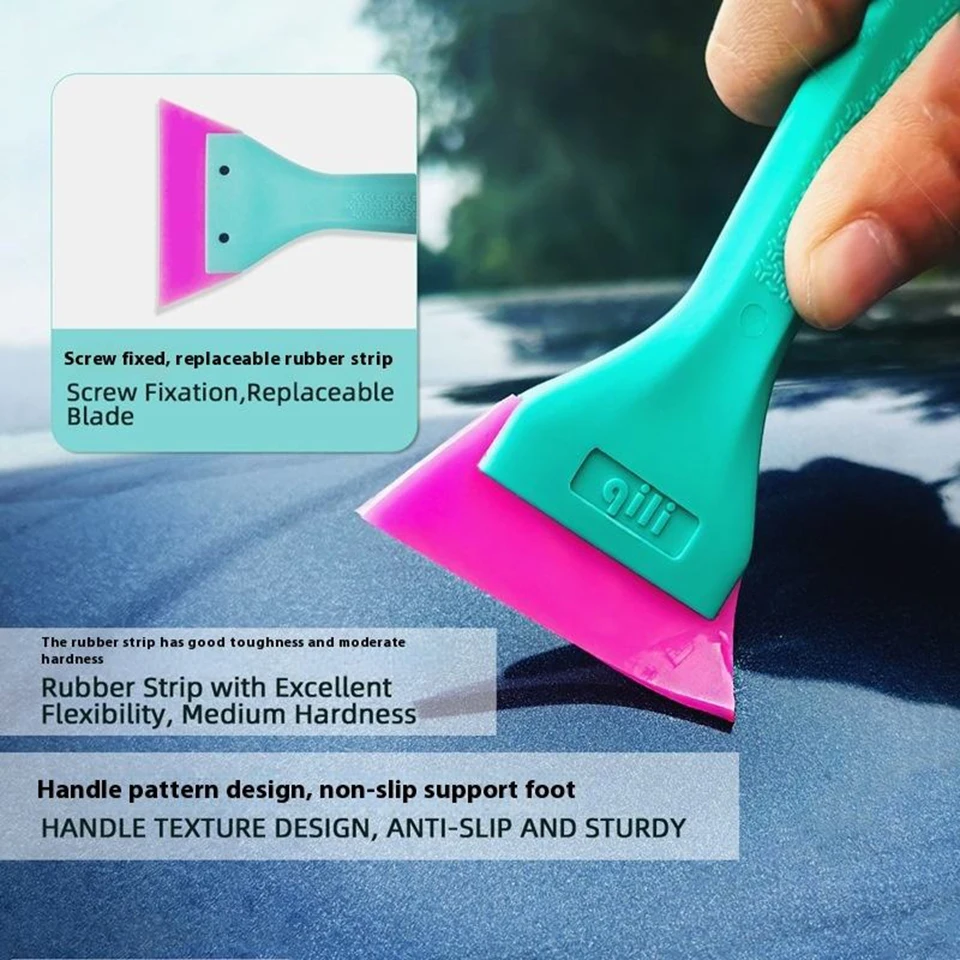 2-in-1 Dual-Ended Rubber Squeegee for PPF & Window Tint, Flexible Tucking Tool for Car Film Edge Tucking & Water Removal QL-2
2-in-1 Dual-Ended Rubber Squeegee for PPF & Window Tint, Flexible Tucking Tool for Car Film Edge Tucking & Water Removal QL-2