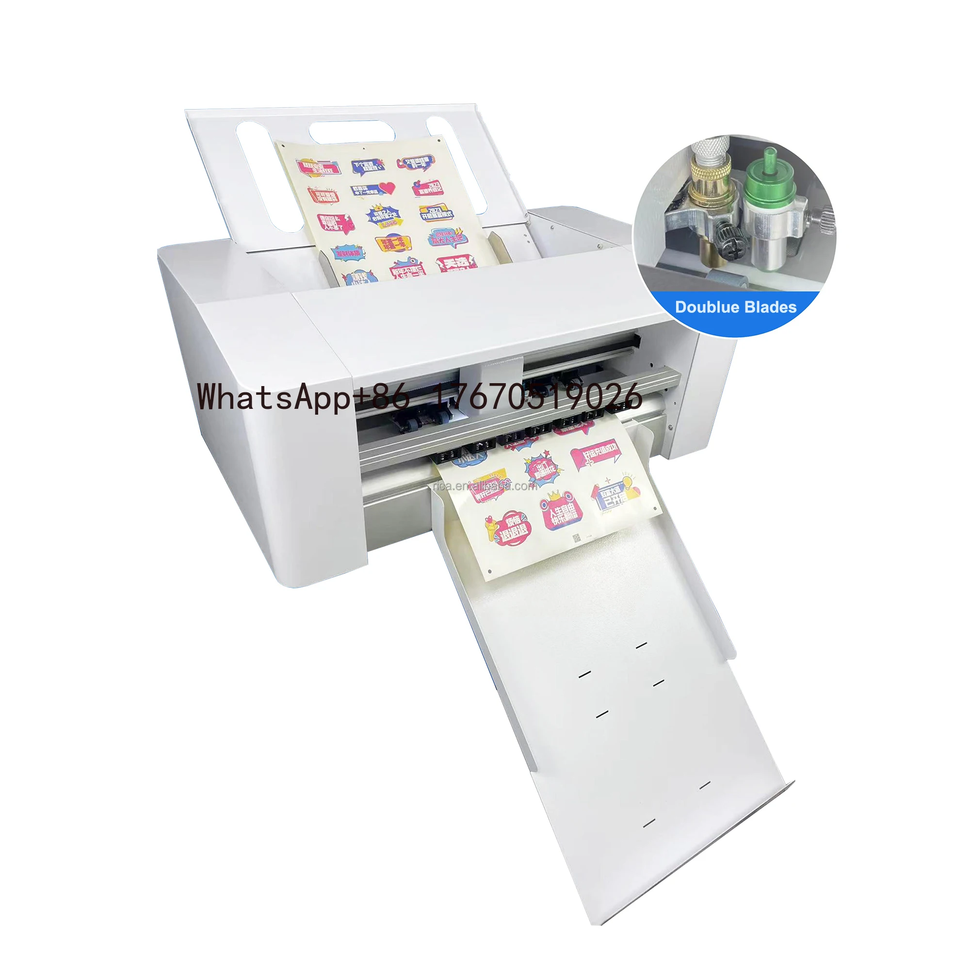 High Speed Servo Motor Digital A3+ Auto Feeding Double Heads Label Die Cutter Creasing and Die Cutting Machine LC-350D
High Speed Servo Motor Digital A3+ Auto Feeding Double Heads Label Die Cutter Creasing and Die Cutting Machine LC-350D