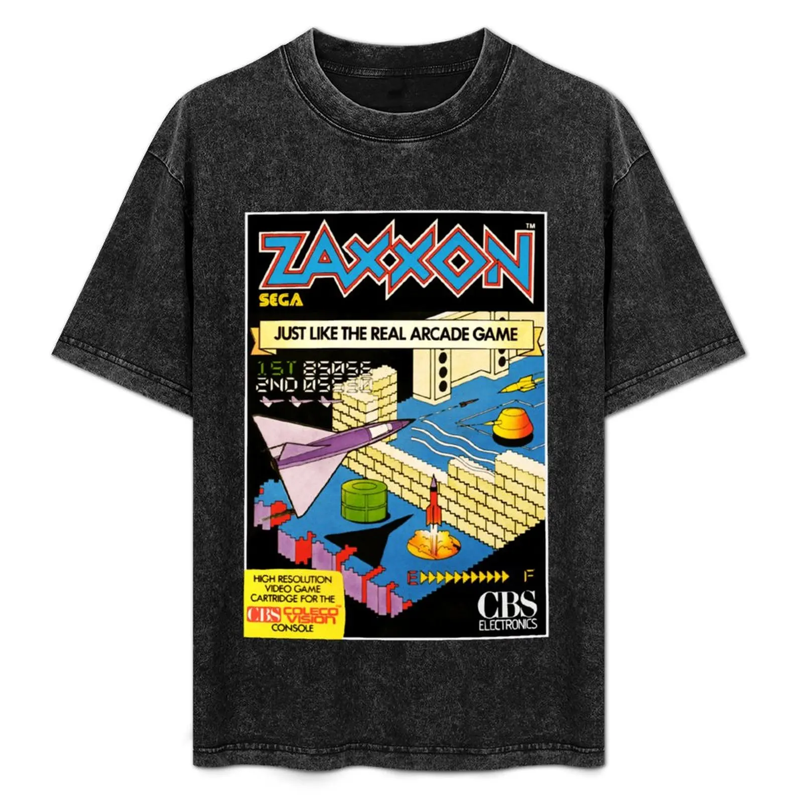 Zaxxon ColecoVision Classic T-Shirt Basic Solid Color Casual Tee Shirt
Zaxxon ColecoVision Classic T-Shirt Basic Solid Color Casual Tee Shirt