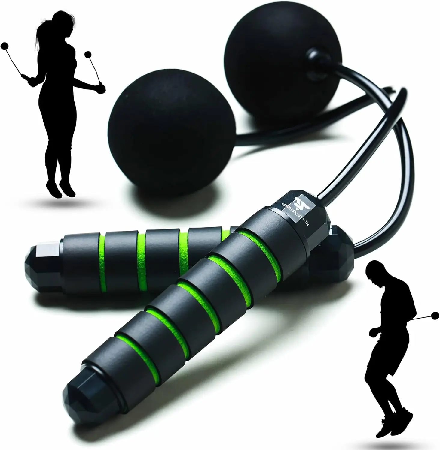 Cordless Jump Rope with Weighted Balls, Adjustable Length Ropeless Jump Rope for Indoor Workout, No Tangle No Trip, Improve
Cordless Jump Rope with Weighted Balls, Adjustable Length Ropeless Jump Rope for Indoor Workout, No Tangle No Trip, Improve