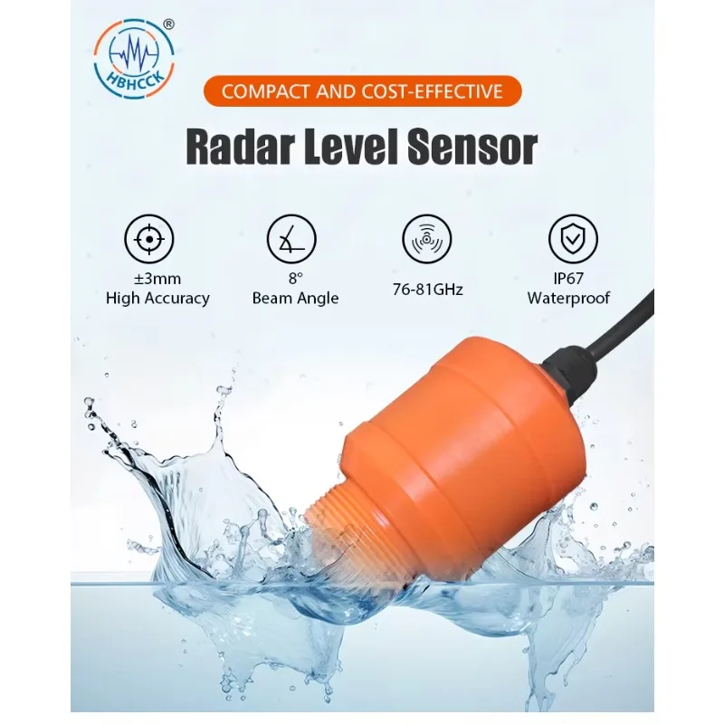 RS485 Modbus Non-contact Stainless Steel Bluetooth Radar Water Level Sensor Meter Intelligent Radar Liquid Level Gauge
RS485 Modbus Non-contact Stainless Steel Bluetooth Radar Water Level Sensor Meter Intelligent Radar Liquid Level Gauge