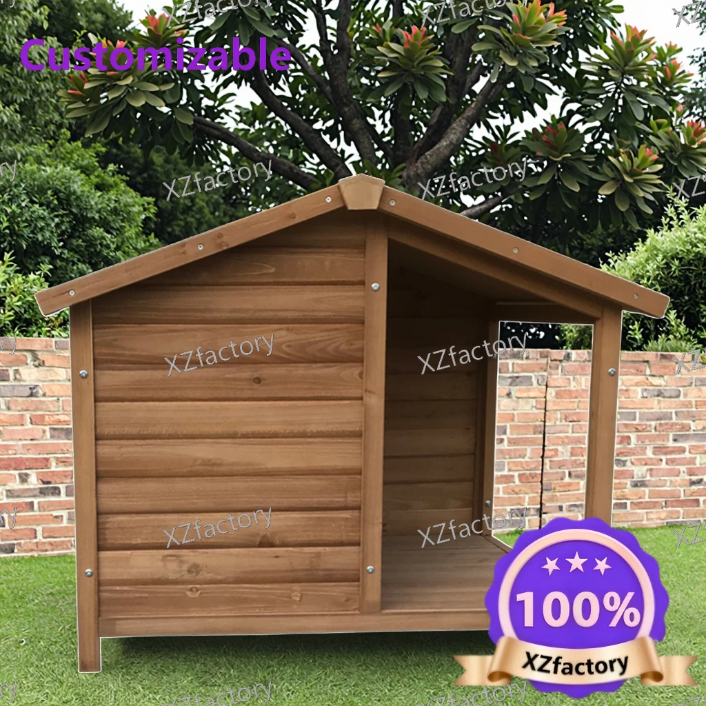 Customizable With Printed Pattern for Your Furry Friend Fashionable Outdoor Dog Kennel Handmade Wood Crafts
Customizable With Printed Pattern for Your Furry Friend Fashionable Outdoor Dog Kennel Handmade Wood Crafts