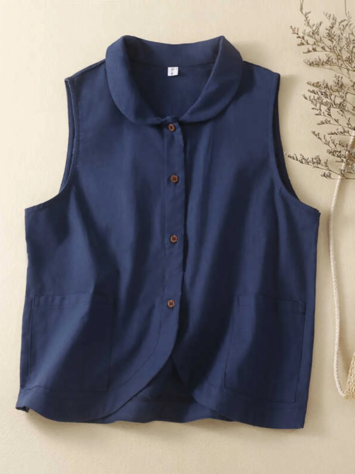 Повседневный льняной жилет-топ для женщин, осенняя модная верхняя одежда, удобный, дышащий, для повседневной носки, стандартный крой...
Повседневный льняной жилет-топ для женщин, осенняя модная верхняя одежда, удобный, дышащий, для повседневной носки, стандартный крой...