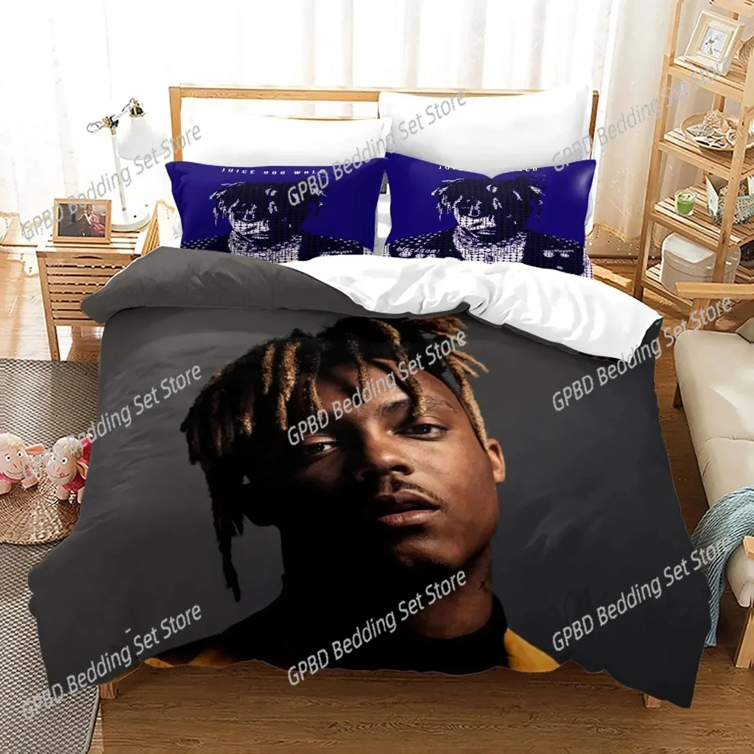 New Juice Wrld Bedding Set Single Twin Full Queen King Size Stars Juice Wrld Bed Set Aldult Kid Bedroom Duvetcover Sets 3D 018
New Juice Wrld Bedding Set Single Twin Full Queen King Size Stars Juice Wrld Bed Set Aldult Kid Bedroom Duvetcover Sets 3D 018