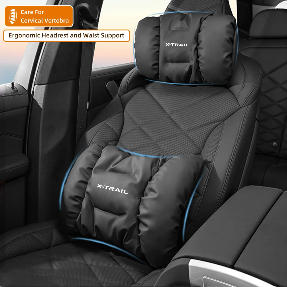 Car Seat Headrest/Lumbar Support Car Neck Pillow Waist Cushion Driver Seat Backrest Support For Nissan X-Trail T30 T31 T32 T33 
Car Seat Headrest/Lumbar Support Car Neck Pillow Waist Cushion Driver Seat Backrest Support For Nissan X-Trail T30 T31 T32 T33
