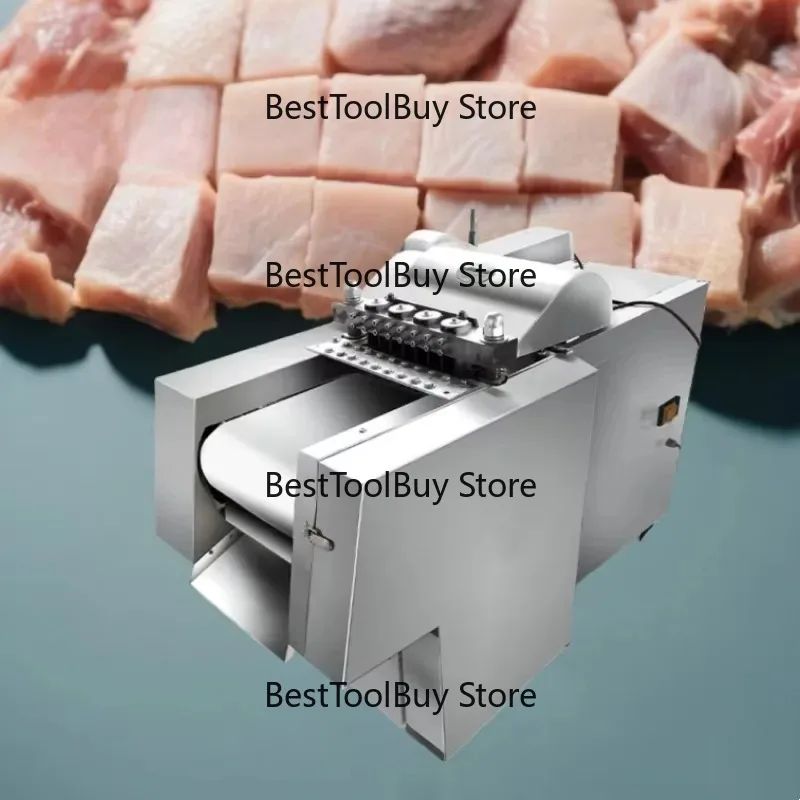 CE Approved Chicken Cutter Machine Fish Dicing Frozen Meat Dicer Cube Cutting Machine Meat Strips Cut Small Meat Cutting Machine
CE Approved Chicken Cutter Machine Fish Dicing Frozen Meat Dicer Cube Cutting Machine Meat Strips Cut Small Meat Cutting Machine