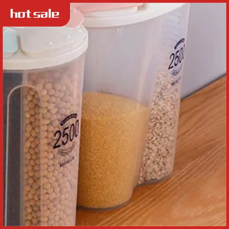 A52I-Grain Storage Tank Plastic Compartment Storage Tank Kitchen Household Food Sealed Storage Box
A52I-Grain Storage Tank Plastic Compartment Storage Tank Kitchen Household Food Sealed Storage Box