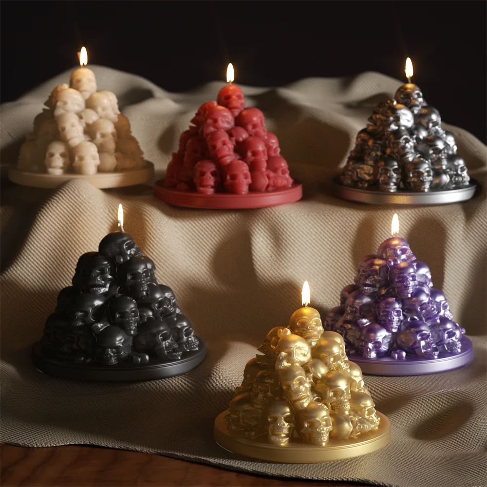 3D Skull Molds for Candles Halloween Candle Making Mould Scented Candle Making Supplies DIY Handmade Halloween Gifts
3D Skull Molds for Candles Halloween Candle Making Mould Scented Candle Making Supplies DIY Handmade Halloween Gifts