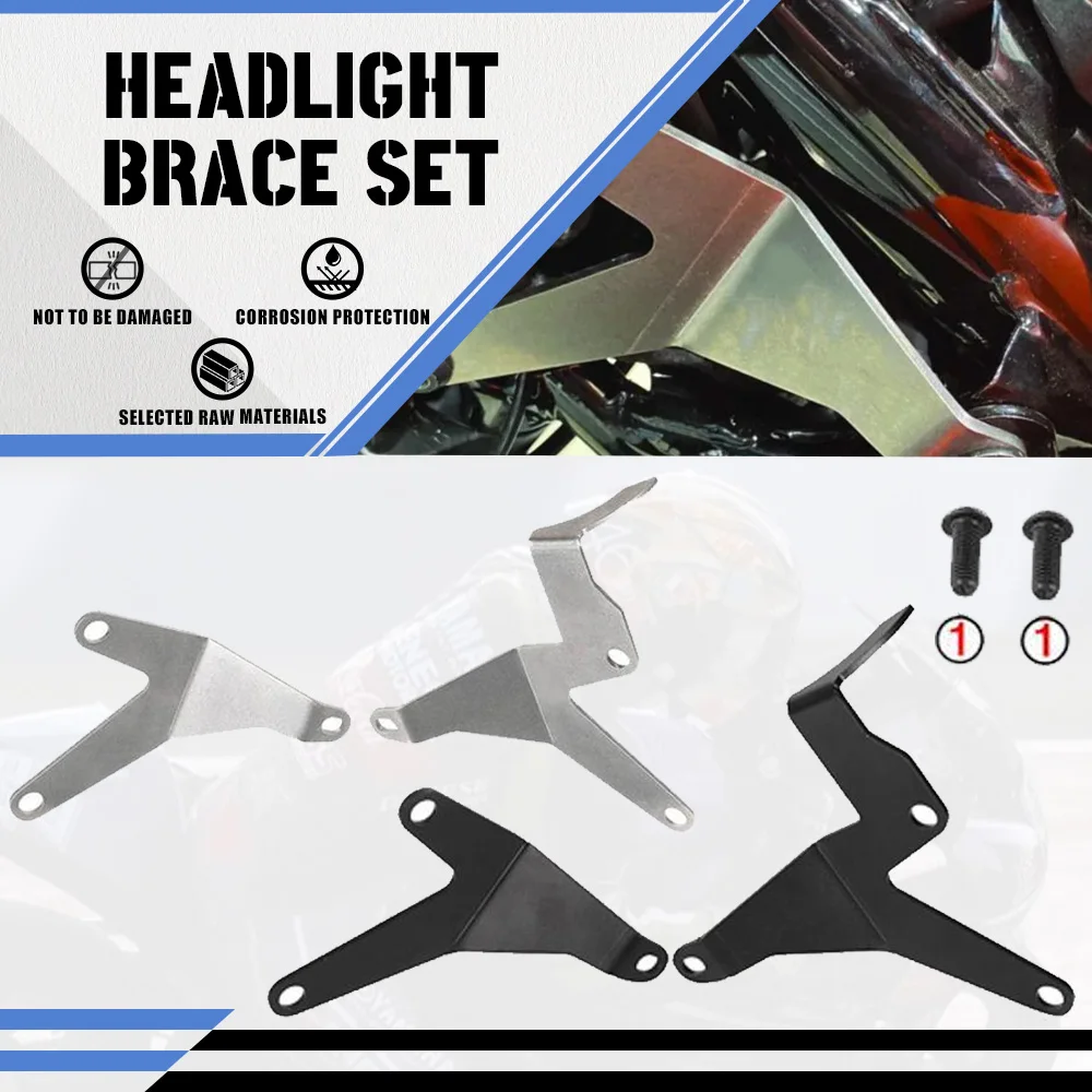 390ADVENTURE Motorcycle Accessories Headlight Brace Set Reinforcement Brackets Neck Brace For 390 ADVENTURE 390 ADV 2019-2021
390ADVENTURE Motorcycle Accessories Headlight Brace Set Reinforcement Brackets Neck Brace For 390 ADVENTURE 390 ADV 2019-2021
