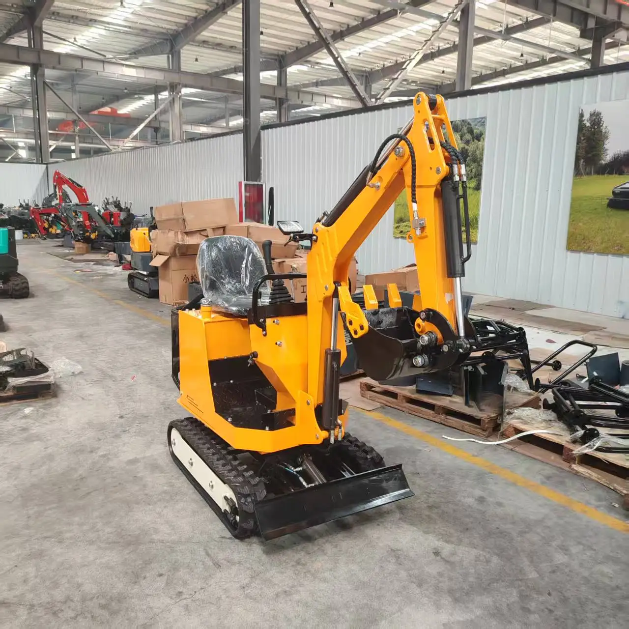 Door to door transportation!! Chinese factories directly sell cheap 1-ton micro excavators with branded engines
Door to door transportation!! Chinese factories directly sell cheap 1-ton micro excavators with branded engines