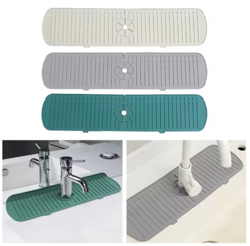 Silicone Faucet Pad Kitchen Bar Splash Water Mat Large Sink Multifunctional Protector Bathroom Faucet Splash Pad Kitchen Tools
Silicone Faucet Pad Kitchen Bar Splash Water Mat Large Sink Multifunctional Protector Bathroom Faucet Splash Pad Kitchen Tools