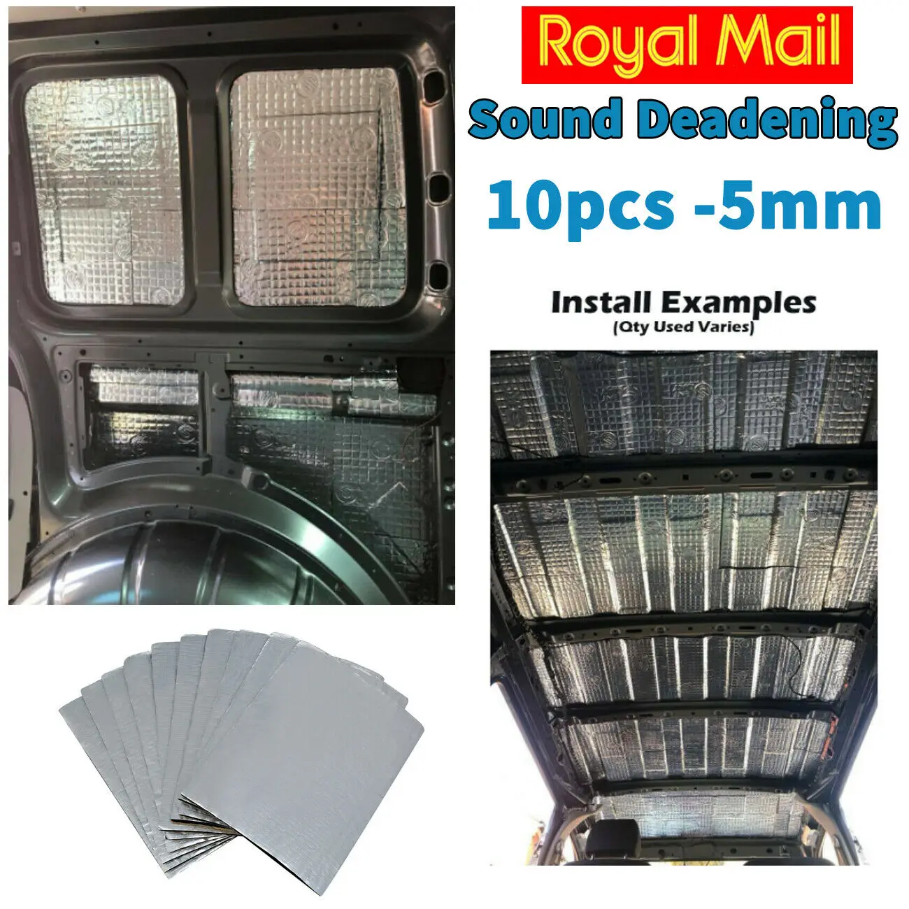 10Pcs 25cmX18.5cm Car Truck Firewall Heat Sound Insulation Mat Sound Noise Insulation Heat Sound Thermal Proofing Pads Universal
10Pcs 25cmX18.5cm Car Truck Firewall Heat Sound Insulation Mat Sound Noise Insulation Heat Sound Thermal Proofing Pads Universal