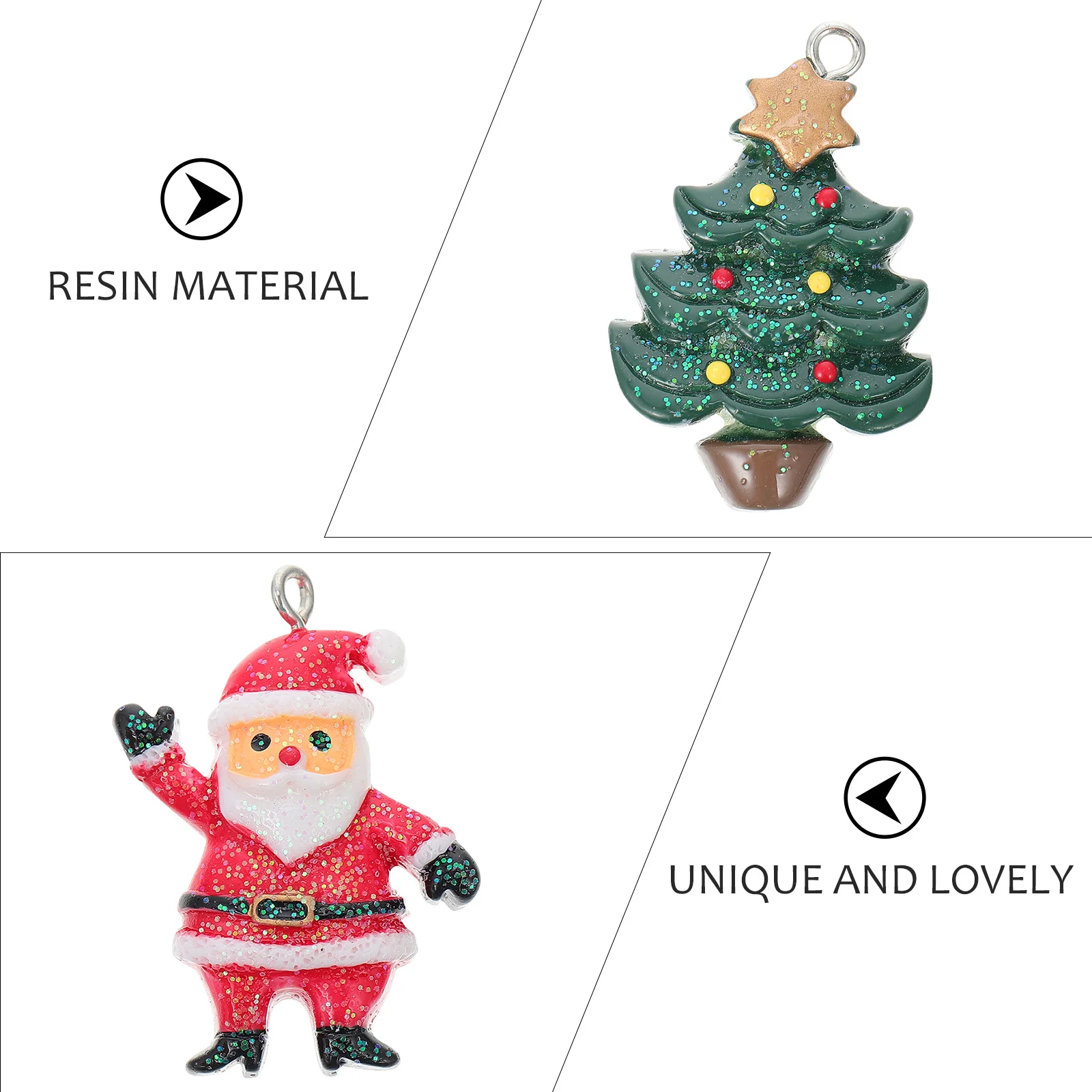 24Pcs Christmas Style Pendant Charms Resin Pendants DIY Jewelry Making Accessories Creative Key Chain Bag Hanging Ornament
24Pcs Christmas Style Pendant Charms Resin Pendants DIY Jewelry Making Accessories Creative Key Chain Bag Hanging Ornament