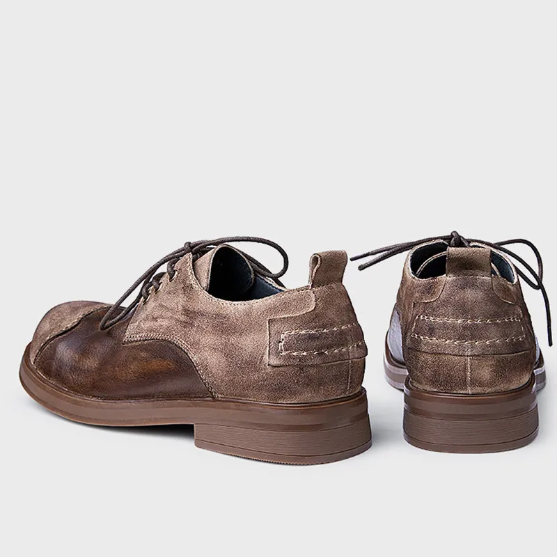 Niche Japanese retro leather handmade shoes design youth leather shoes men's Guochao original tooling shoes
Niche Japanese retro leather handmade shoes design youth leather shoes men's Guochao original tooling shoes