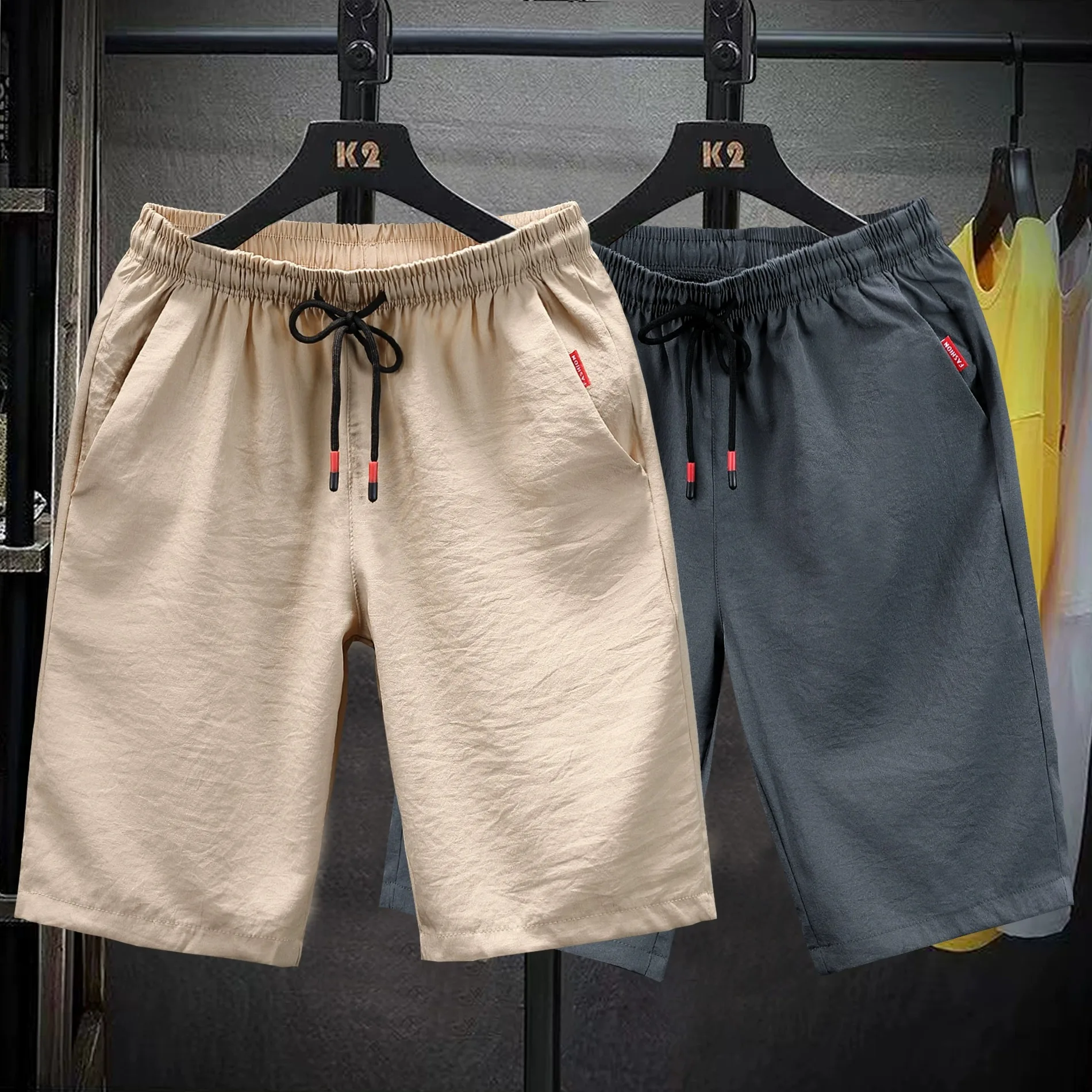Summer Thin Men's Shorts Quick Dry Breathable Linen Loose Casual Beach Pants Low Waist Straight Leg Short Length Active Style
Summer Thin Men's Shorts Quick Dry Breathable Linen Loose Casual Beach Pants Low Waist Straight Leg Short Length Active Style