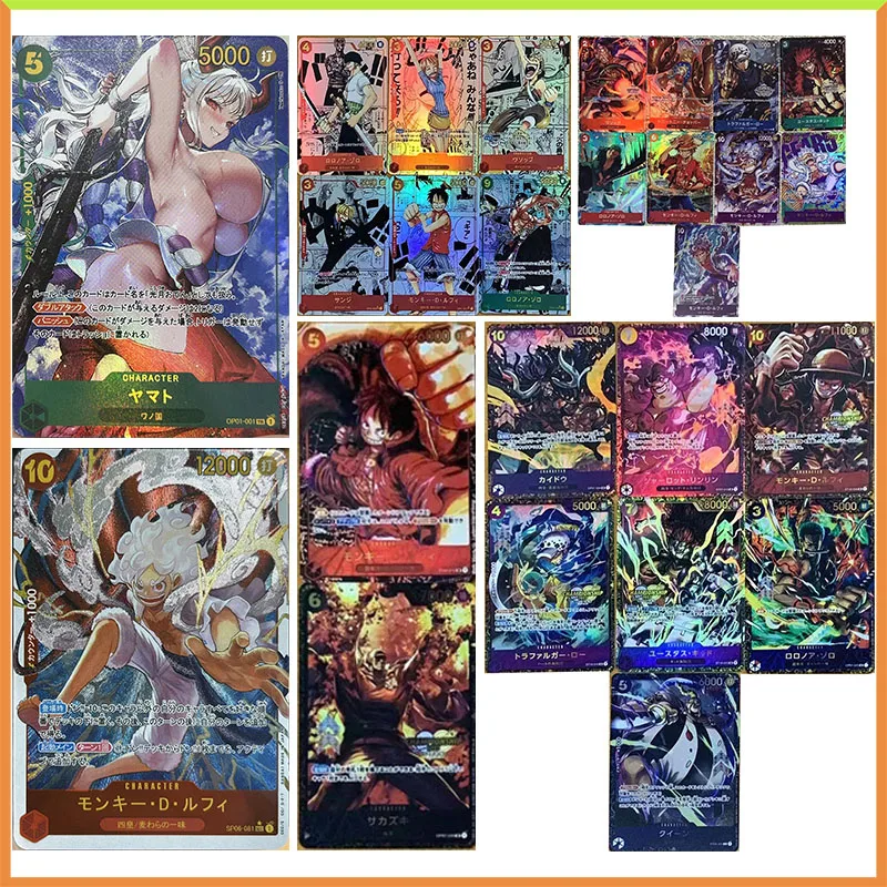 Anime ONE PIECE DIY ACG Laser Flash Cards Yamato Zoro Nami Luffy Toys for boys Collectible Cards Christmas Birthday Present
Anime ONE PIECE DIY ACG Laser Flash Cards Yamato Zoro Nami Luffy Toys for boys Collectible Cards Christmas Birthday Present