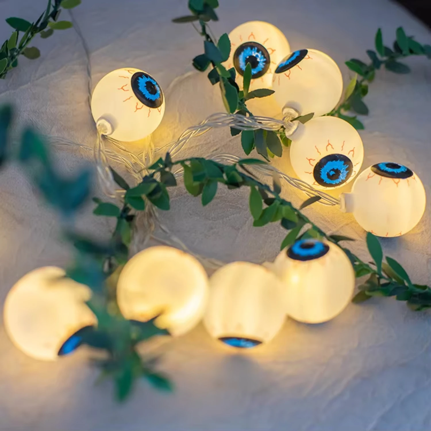 Halloween Party LED String Lights LED Halloween Ghost Eye Decorative Light String Horror Atmosphere Decorative Light
Halloween Party LED String Lights LED Halloween Ghost Eye Decorative Light String Horror Atmosphere Decorative Light