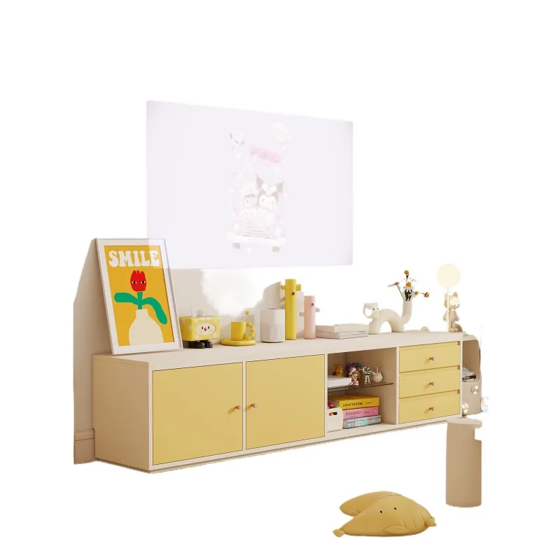 Cream wind integrated storage TV cabinet, modern simple storage cabinet with drawers
Cream wind integrated storage TV cabinet, modern simple storage cabinet with drawers