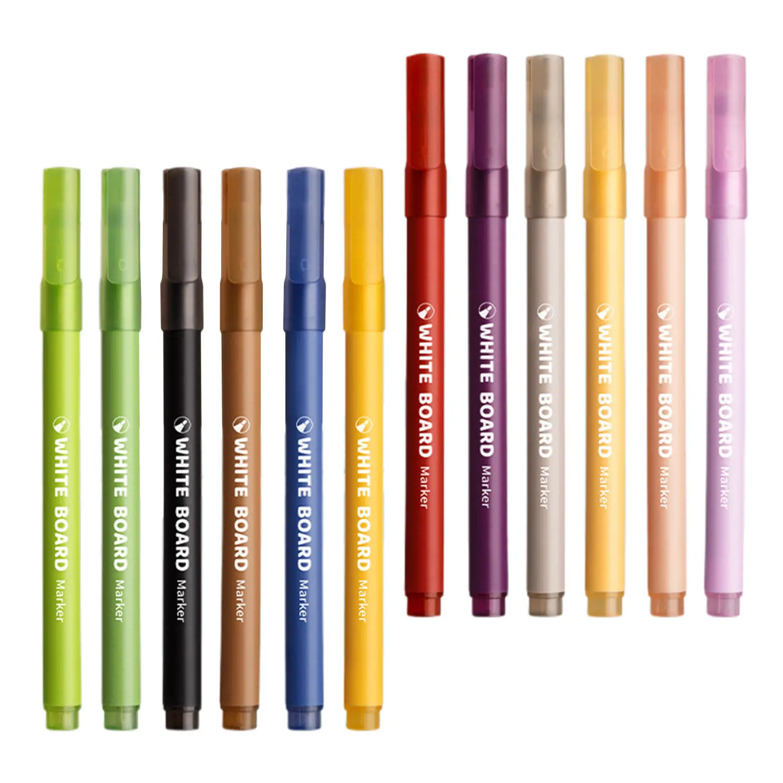 12Pcs Colored Dry Erase Whiteboard Markers Non-Staining Easy Clean Liquid Chalk Markers for School Office Brainstorming
12Pcs Colored Dry Erase Whiteboard Markers Non-Staining Easy Clean Liquid Chalk Markers for School Office Brainstorming