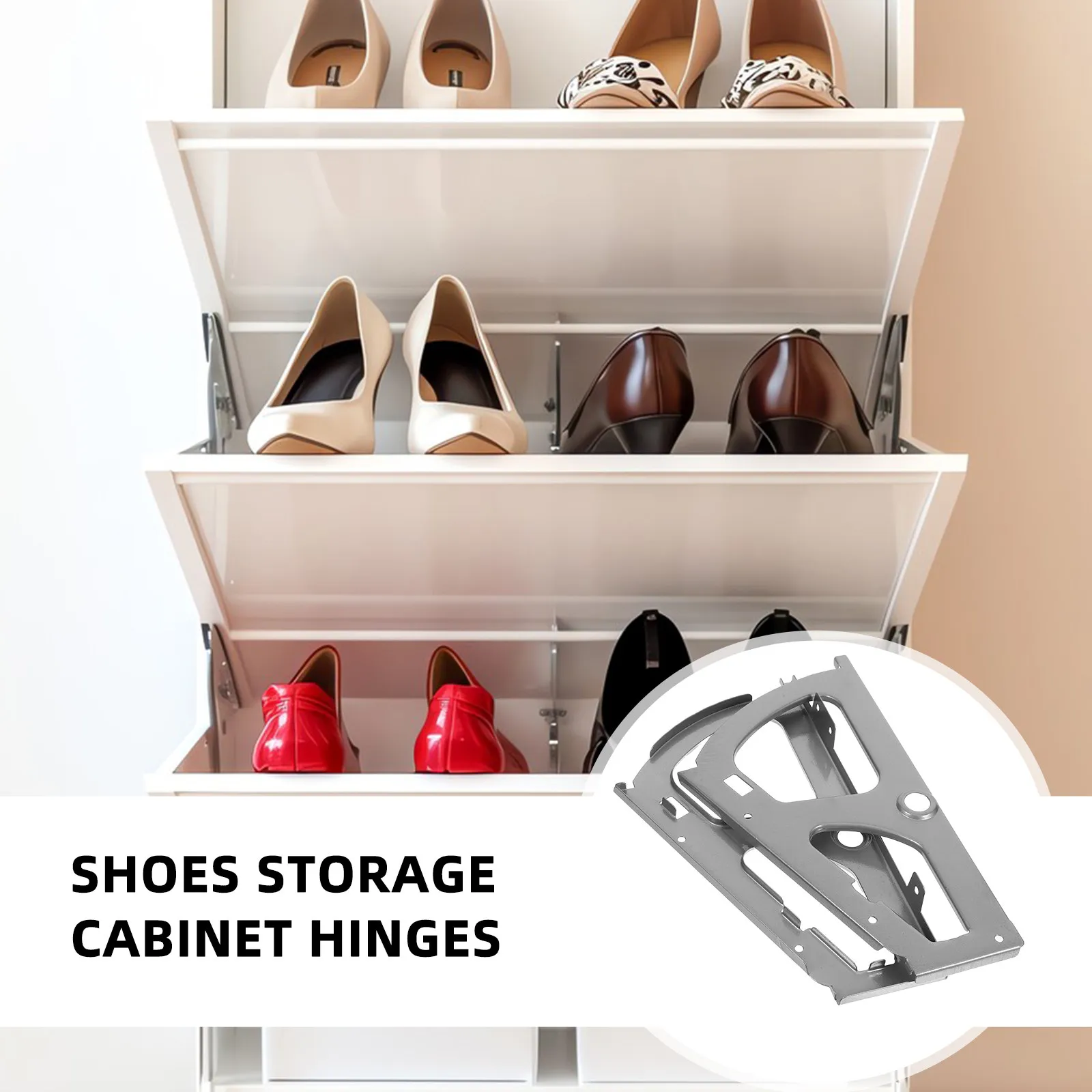 1Pair Stainless Steel Single-Layer Shoe Cabinet Flip Mechanism Hinges Flip Frame Hardware Replacement Space Saving for Home
1Pair Stainless Steel Single-Layer Shoe Cabinet Flip Mechanism Hinges Flip Frame Hardware Replacement Space Saving for Home