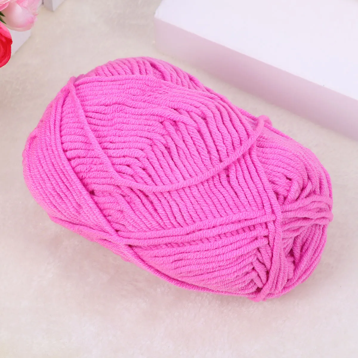 Milk Cotton Yarn Chunky Soft Hand-Woven Crochet Knitting Warm for Sweaters Hats Scarves 50G Purple Pink Milk Cotton Yarn
Milk Cotton Yarn Chunky Soft Hand-Woven Crochet Knitting Warm for Sweaters Hats Scarves 50G Purple Pink Milk Cotton Yarn
