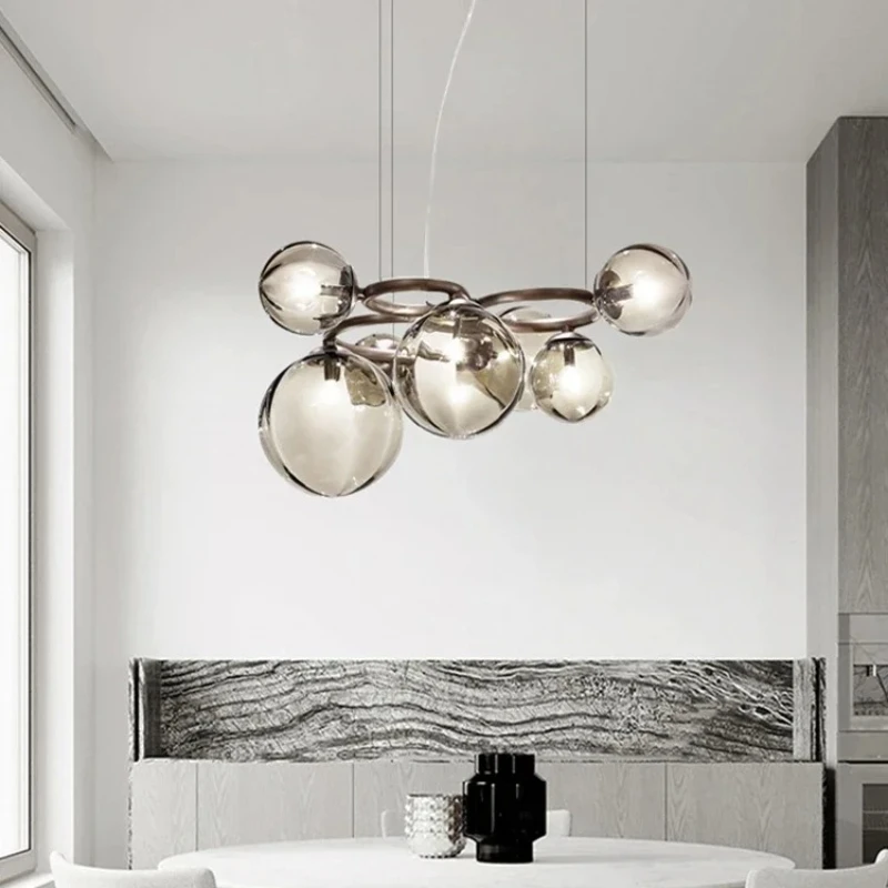 Modern Minimalism Nordic Glass Pendant Lights Living Dining Bedroom Cafe Luxury Decor Hanging Lamps LED Indoor Lighting Fixtures
Modern Minimalism Nordic Glass Pendant Lights Living Dining Bedroom Cafe Luxury Decor Hanging Lamps LED Indoor Lighting Fixtures