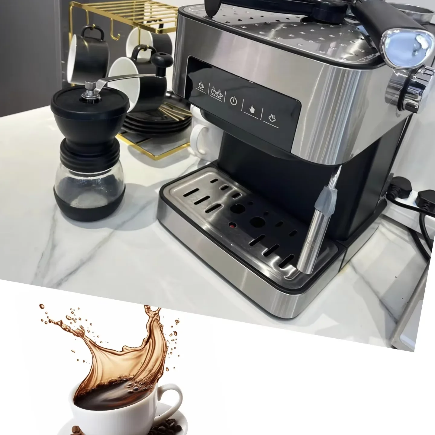 A Coffee Machine with a Wide Variety of Patterns, Delicious and Cost-effective HJ-CM63
A Coffee Machine with a Wide Variety of Patterns, Delicious and Cost-effective HJ-CM63