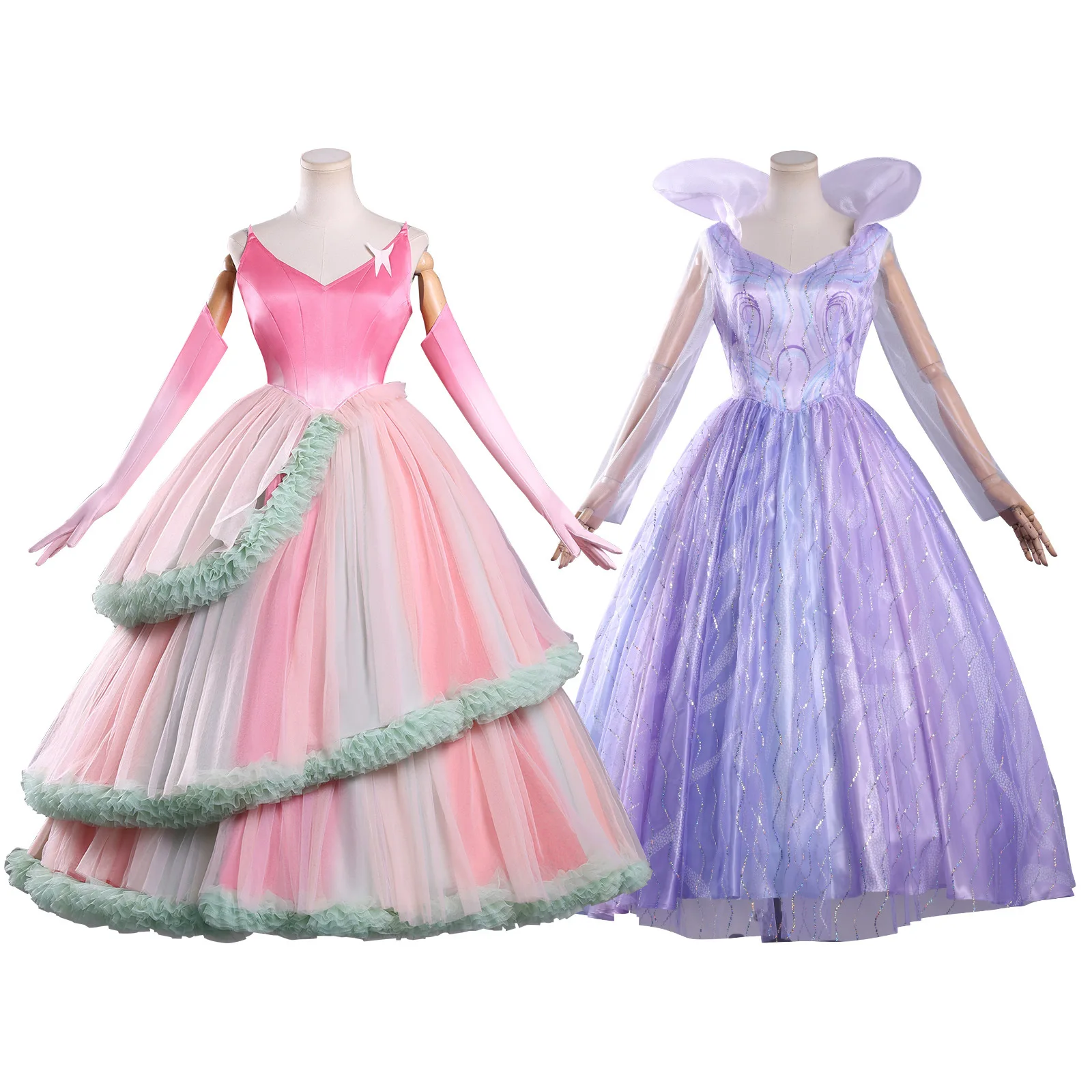 Wicked 2 Glinda Halloween Carnival Party Christmas Play Role Costume for Women Pastel Layered Dress Evening Ceremony Cosplay
Wicked 2 Glinda Halloween Carnival Party Christmas Play Role Costume for Women Pastel Layered Dress Evening Ceremony Cosplay