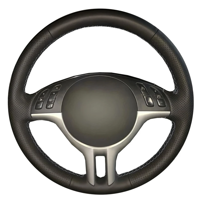 Hand-sewn Car Steering Wheel Cover for BMW E46 325i X5 E53 E39 Genuine Leather Braid Protector Cover Interior Car Accessories
Hand-sewn Car Steering Wheel Cover for BMW E46 325i X5 E53 E39 Genuine Leather Braid Protector Cover Interior Car Accessories