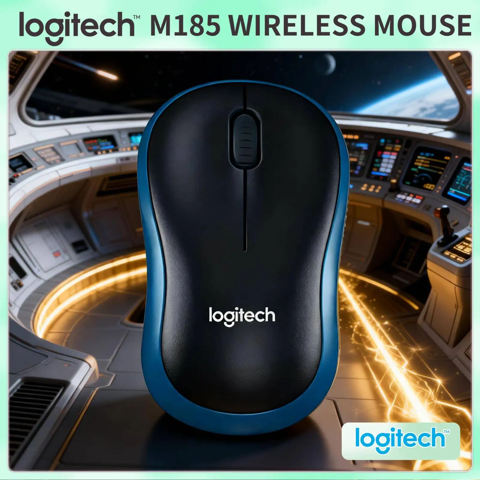 Беспроводная мышь Logitech M185 с плавным скроллингом, 3 кнопками, разрешением 1000 DPI, частотой 2.4 ГГц, радиусом действия 10 м, сроком службы батареи 12 месяцев, офисный инструмент
Беспроводная мышь Logitech M185 с плавным скроллингом, 3 кнопками, разрешением 1000 DPI, частотой 2.4 ГГц, радиусом действия 10 м, сроком службы батареи 12 месяцев, офисный инструмент