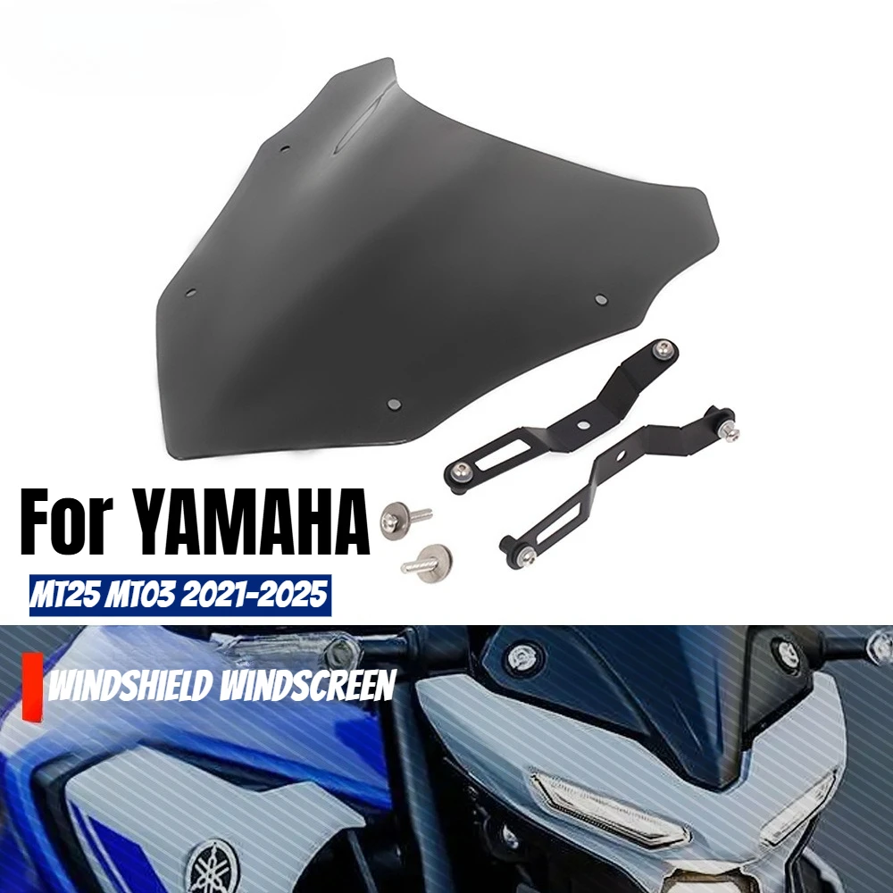 for YAMAHA MT25 MT03 2024 Windshield Windscreen Wind Deflector Screen Shield Motorcycle Accessories MT-25 MT-03 2021 2022 2023
for YAMAHA MT25 MT03 2024 Windshield Windscreen Wind Deflector Screen Shield Motorcycle Accessories MT-25 MT-03 2021 2022 2023