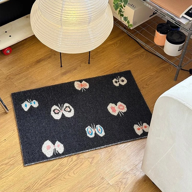 Lovely PVC Butterfly Welcome Doormat Cuttable Black House Entrance Mat Rug Carpet Anti Dust Floor Tidy Pad Outdoor Home Decor
Lovely PVC Butterfly Welcome Doormat Cuttable Black House Entrance Mat Rug Carpet Anti Dust Floor Tidy Pad Outdoor Home Decor