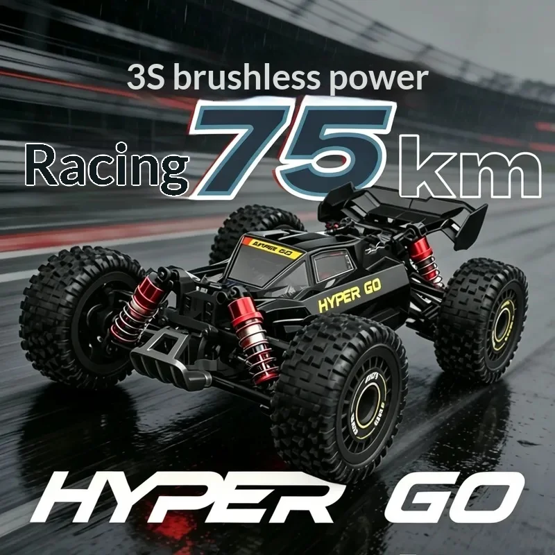 Hyper Go Brushless High Speed Rc Remote Control Car 1 /16 Four Wheel Drive 2 4 G Off Road Monster Truck 75 Kmh Electric Power
Hyper Go Brushless High Speed Rc Remote Control Car 1 /16 Four Wheel Drive 2 4 G Off Road Monster Truck 75 Kmh Electric Power