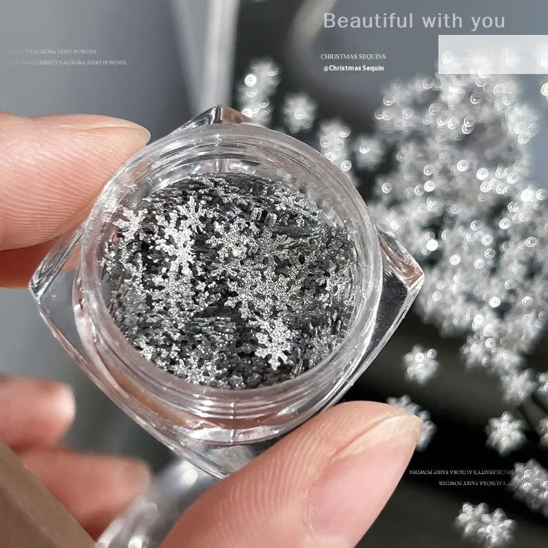 Snowflakes Winter Nail Sequins Sparkling Christmas Flakes Spangles Nail Art Decoration Sticker Tips Nail Charm Manicure Salon
Snowflakes Winter Nail Sequins Sparkling Christmas Flakes Spangles Nail Art Decoration Sticker Tips Nail Charm Manicure Salon