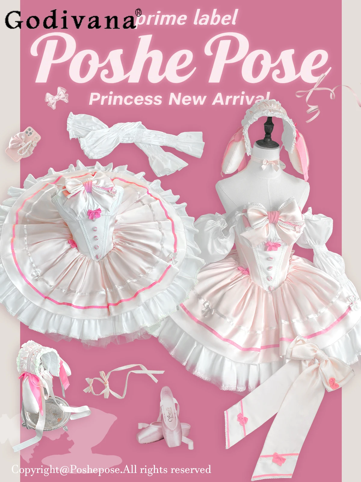 Pink Princess Style Lolita Dress Summer Girl's Women's High Waist Slim Elegant Tube Top Mini Dresses Birthday Party Puffy Dress
Pink Princess Style Lolita Dress Summer Girl's Women's High Waist Slim Elegant Tube Top Mini Dresses Birthday Party Puffy Dress