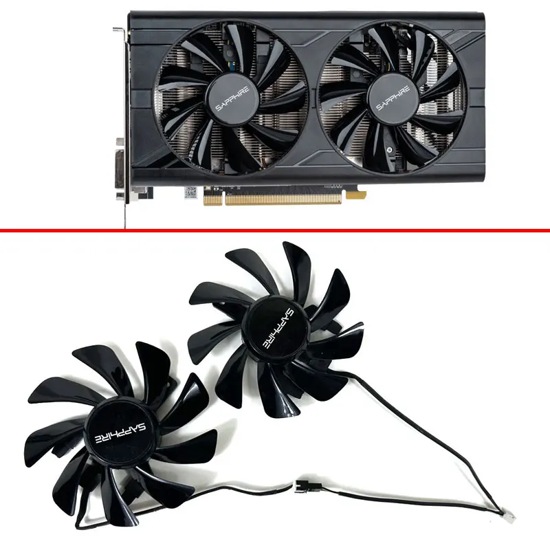 2 шт., кулеры для видеокарты Sapphire RX 580 2048SP 8G D5, 85 мм, 4 контакта, 12 В постоянного тока
2 шт., кулеры для видеокарты Sapphire RX 580 2048SP 8G D5, 85 мм, 4 контакта, 12 В постоянного тока