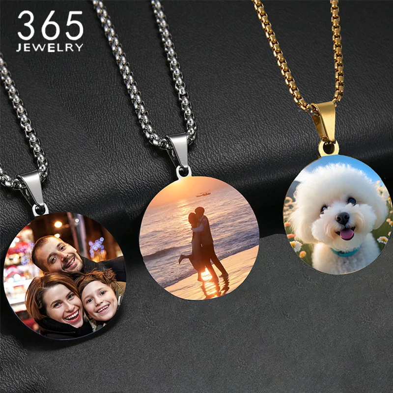 365 Custom Stainless Steel Engrave Colorful Letter Picture Cricle Pendant Necklace For Women Anniversary Wedding Jewelry Gift
365 Custom Stainless Steel Engrave Colorful Letter Picture Cricle Pendant Necklace For Women Anniversary Wedding Jewelry Gift