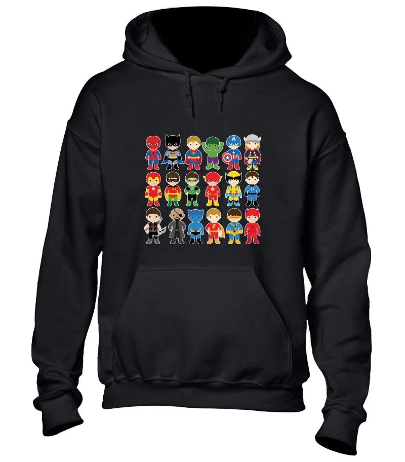 Cute Superheroes Hoodie Hoody Unisex Funny Joke Novelty Cute Cartoon Avenger Hulk Iron Guardian Man Thor Comic Movie
Cute Superheroes Hoodie Hoody Unisex Funny Joke Novelty Cute Cartoon Avenger Hulk Iron Guardian Man Thor Comic Movie