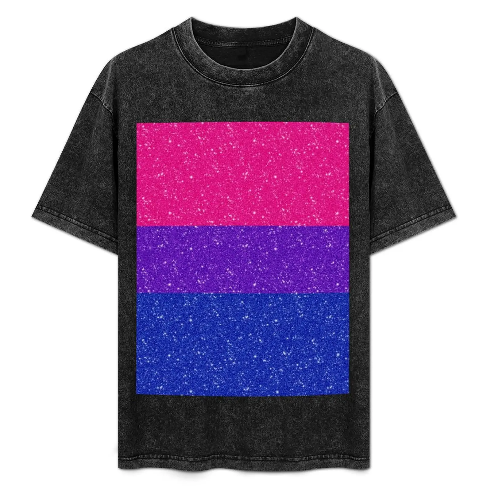 Faux Glitter Bisexual Pride Flag Background T-Shirt Gym Wear Breathable Short Sleeve Tee
Faux Glitter Bisexual Pride Flag Background T-Shirt Gym Wear Breathable Short Sleeve Tee