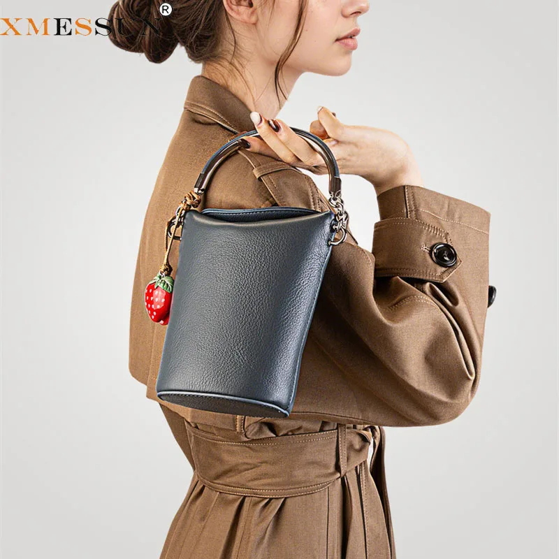 XMESSUN New Trendy Bucket Bag,Trendy Soft Leather Bucket Bag for Women Fashion Designer Female Casual Shoulder Crossbody Bag
XMESSUN New Trendy Bucket Bag,Trendy Soft Leather Bucket Bag for Women Fashion Designer Female Casual Shoulder Crossbody Bag