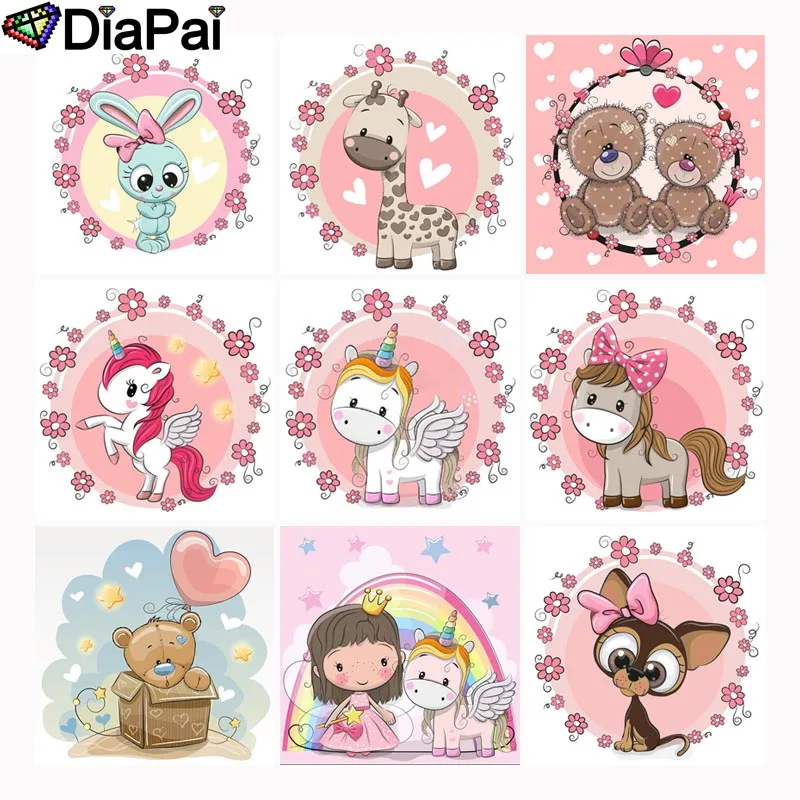 DIAPAI 5D DIY Diamond Painting Full Square/Round Drill "Cartoon animal horse" 3D Embroidery Cross Stitch 5D Decor Gift
DIAPAI 5D DIY Diamond Painting Full Square/Round Drill "Cartoon animal horse" 3D Embroidery Cross Stitch 5D Decor Gift