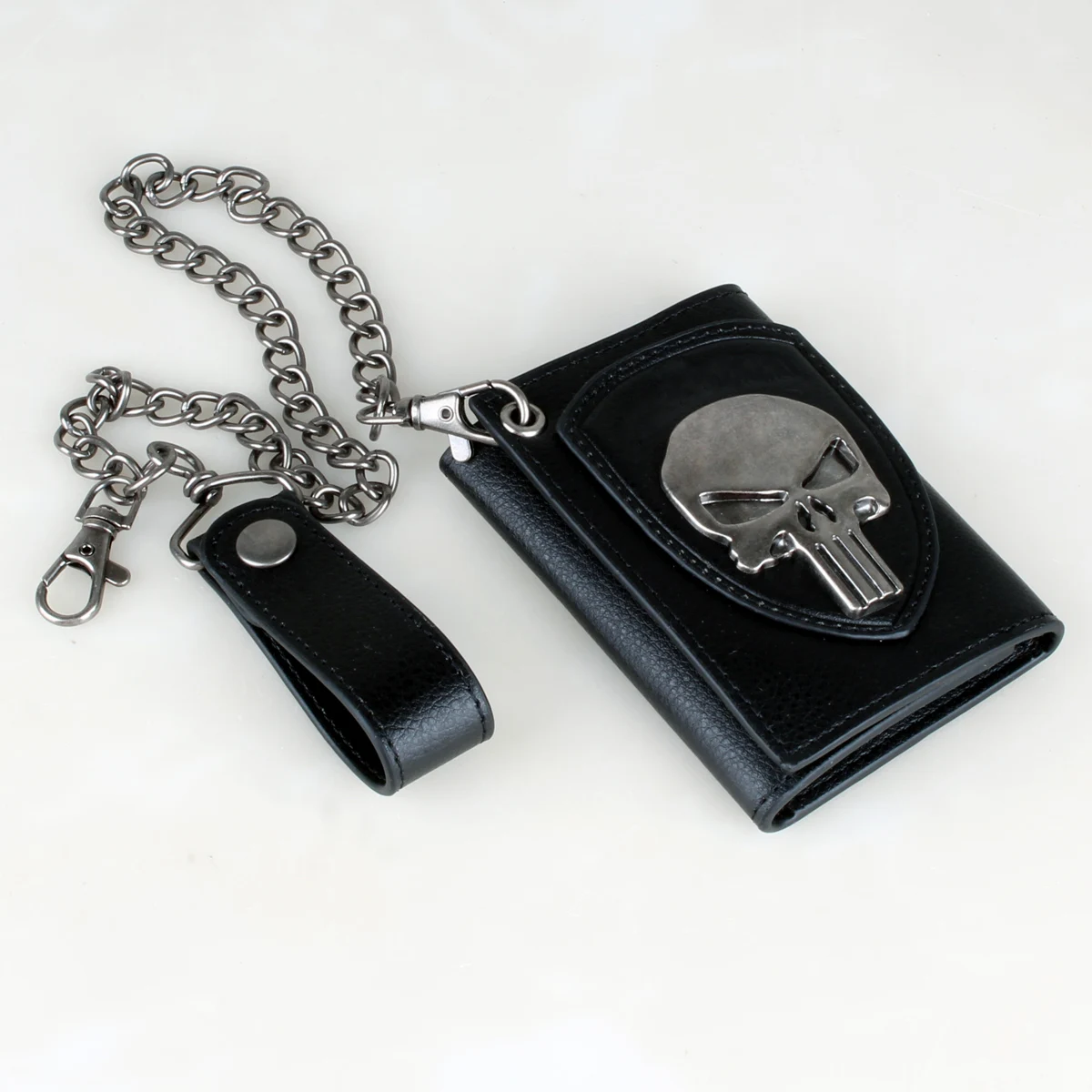 Skull Hip Hop Wallet With Chain, PU Leather Trifold Wallet
Skull Hip Hop Wallet With Chain, PU Leather Trifold Wallet