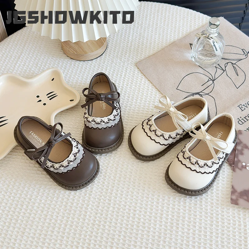 JGSHOWKITO Kids Mary Jane Shoes Lace Bow Decor Children Leather Shoes Non Slip Soft Daily Princess Girls Ballet Dress Flat Shoes
JGSHOWKITO Kids Mary Jane Shoes Lace Bow Decor Children Leather Shoes Non Slip Soft Daily Princess Girls Ballet Dress Flat Shoes