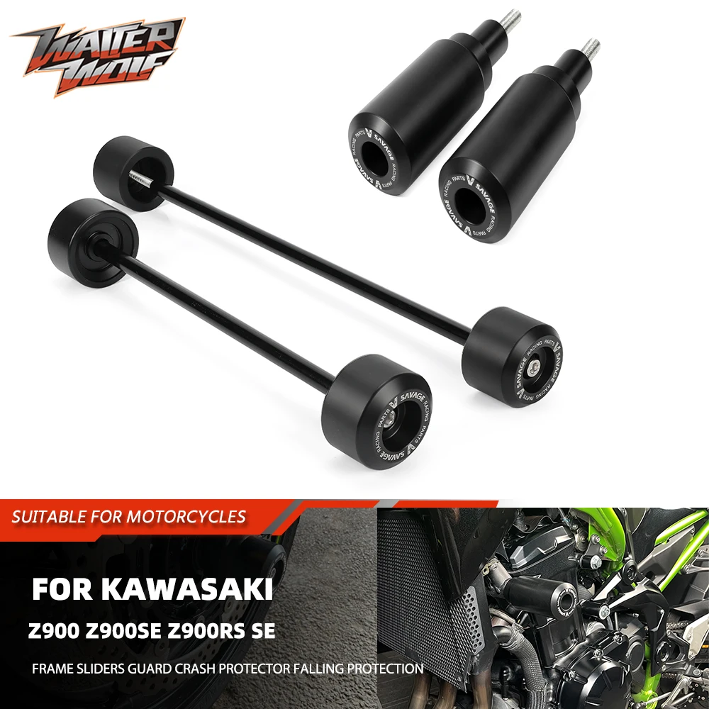 Защита слайдера рамы, защита от столкновений, защита от падения для Kawasaki Z900 Z900SE Z900RS SE, ось колеса, вилка, слайдер, защита маятника 
Защита слайдера рамы, защита от столкновений, защита от падения для Kawasaki Z900 Z900SE Z900RS SE, ось колеса, вилка, слайдер, защита маятника