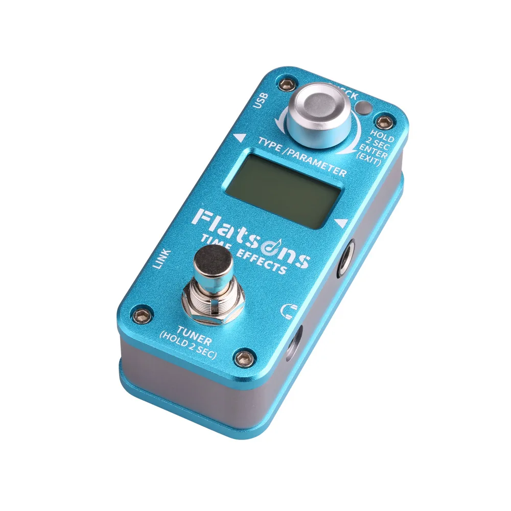 FLATSONS Electric Guitar Effect Pedal FTE2 Time Effect Pedal True Bypass Built-in Delay Reverb Tuning Guitar Parts Durable
FLATSONS Electric Guitar Effect Pedal FTE2 Time Effect Pedal True Bypass Built-in Delay Reverb Tuning Guitar Parts Durable